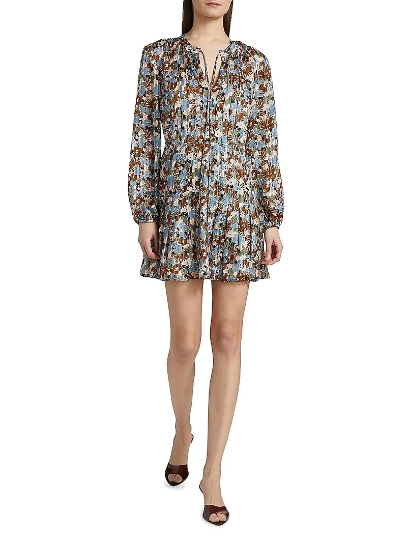 Nyjah Silk Floral Minidress