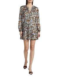 Nyjah Silk Floral Minidress