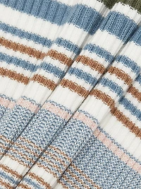 Fawne Cotton Stripe Cardigan