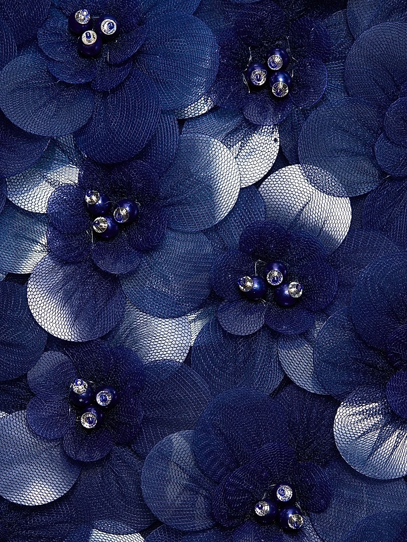 Identity Paula Floral Appliqué Miniskirt