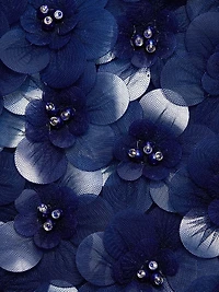 Identity Paula Floral Appliqué Miniskirt