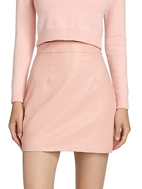 Identity Julianna Faux Leather Miniskirt