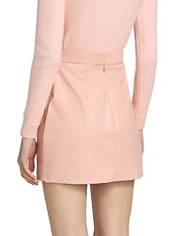 Identity Julianna Faux Leather Miniskirt