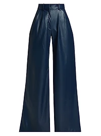 Identity Giulia Faux Leather High-Rise Pants