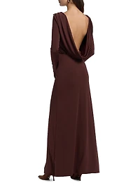 Naomi Boatneck Maxi Dress