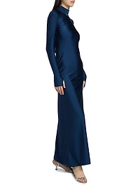 Identity Mariel Turtleneck Maxi Dress