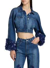 Identity Kathya Embellished Denim Jacket