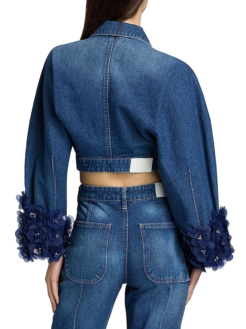Identity Kathya Embellished Denim Jacket