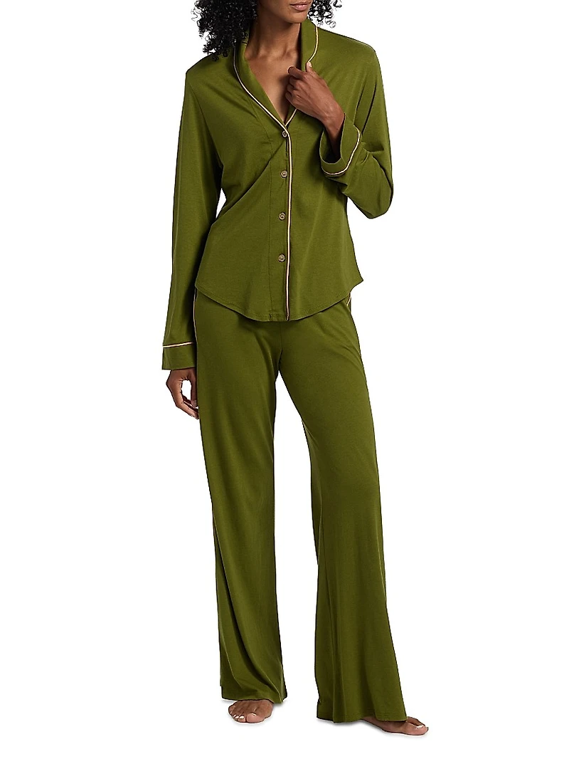 Pima Lusso Long-Sleeve Pajamas