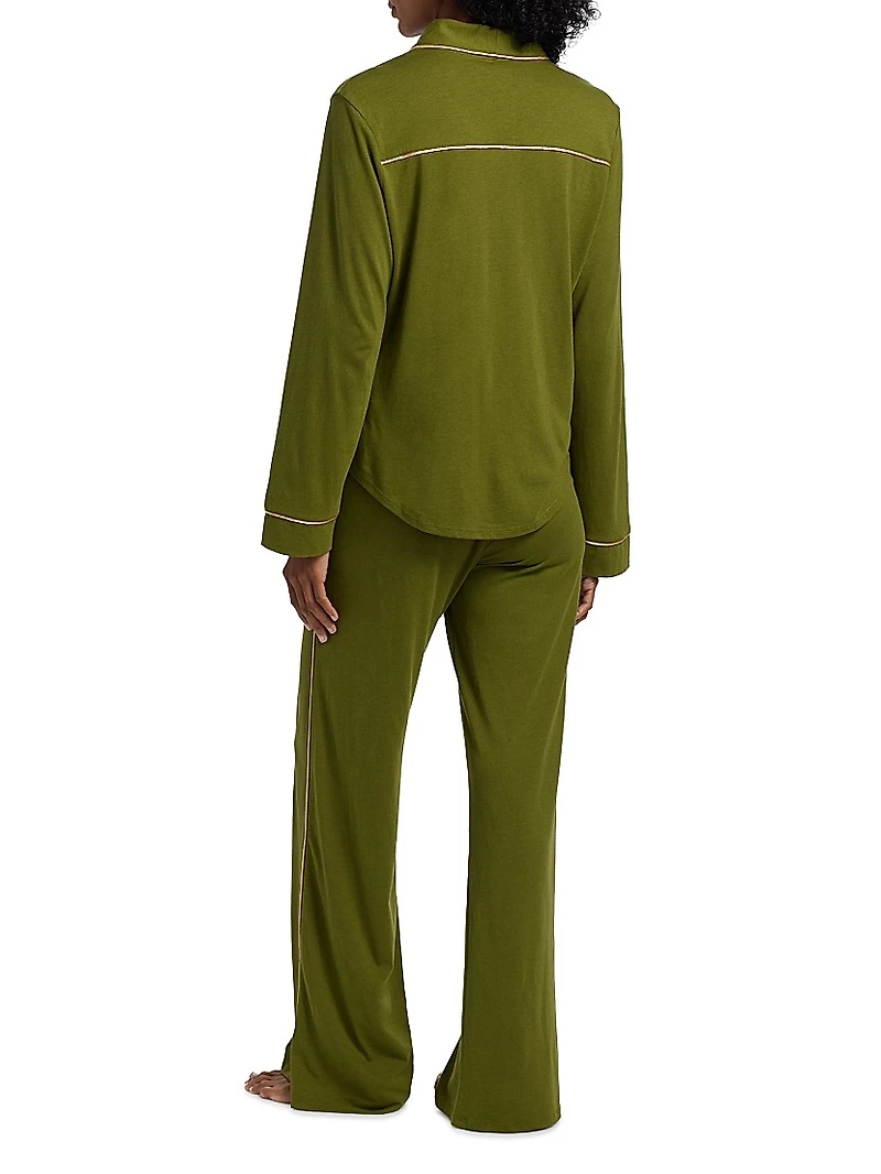 Pima Lusso Long-Sleeve Pajamas