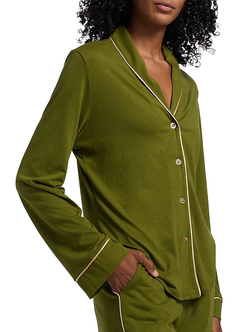Pima Lusso Long-Sleeve Pajamas