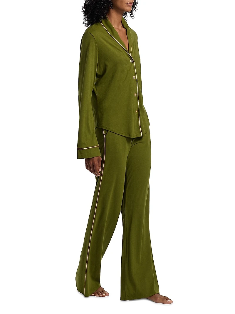 Pima Lusso Long-Sleeve Pajamas