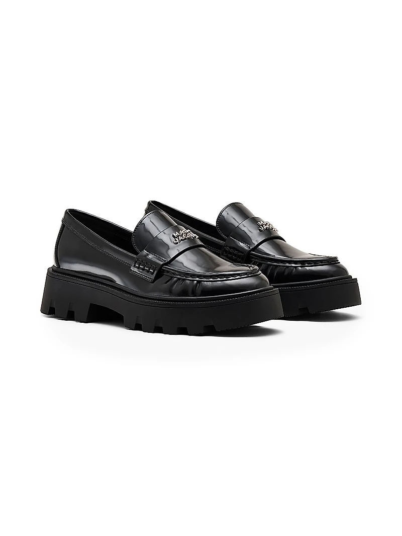 The Frankie 45MM Leather Loafers