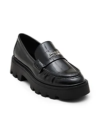 The Frankie 45MM Leather Loafers