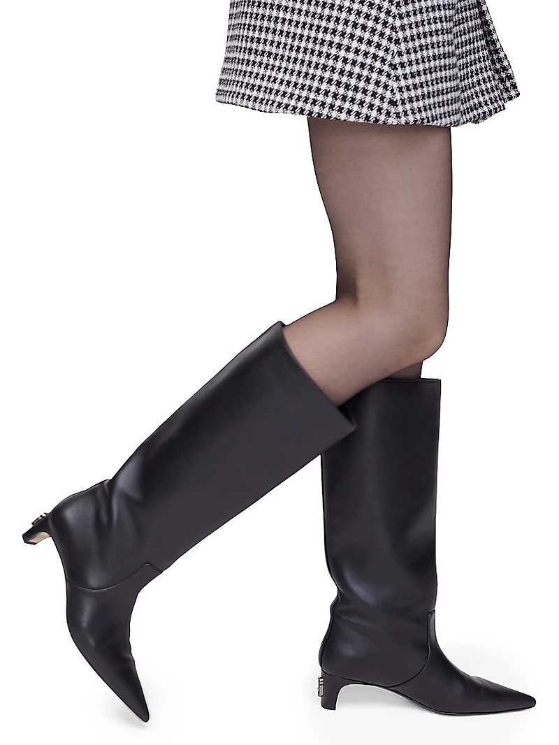 The Mel 45MM Leather Boots