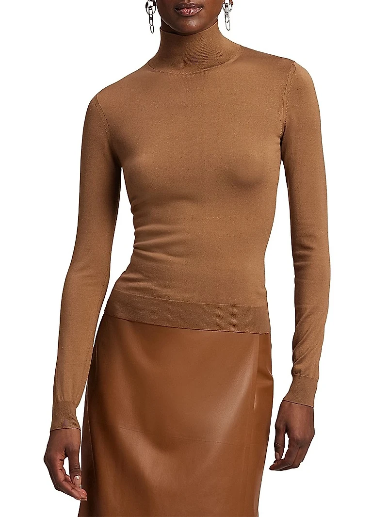 Silk Slim-Fit Sweater