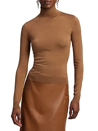 Silk Slim-Fit Sweater