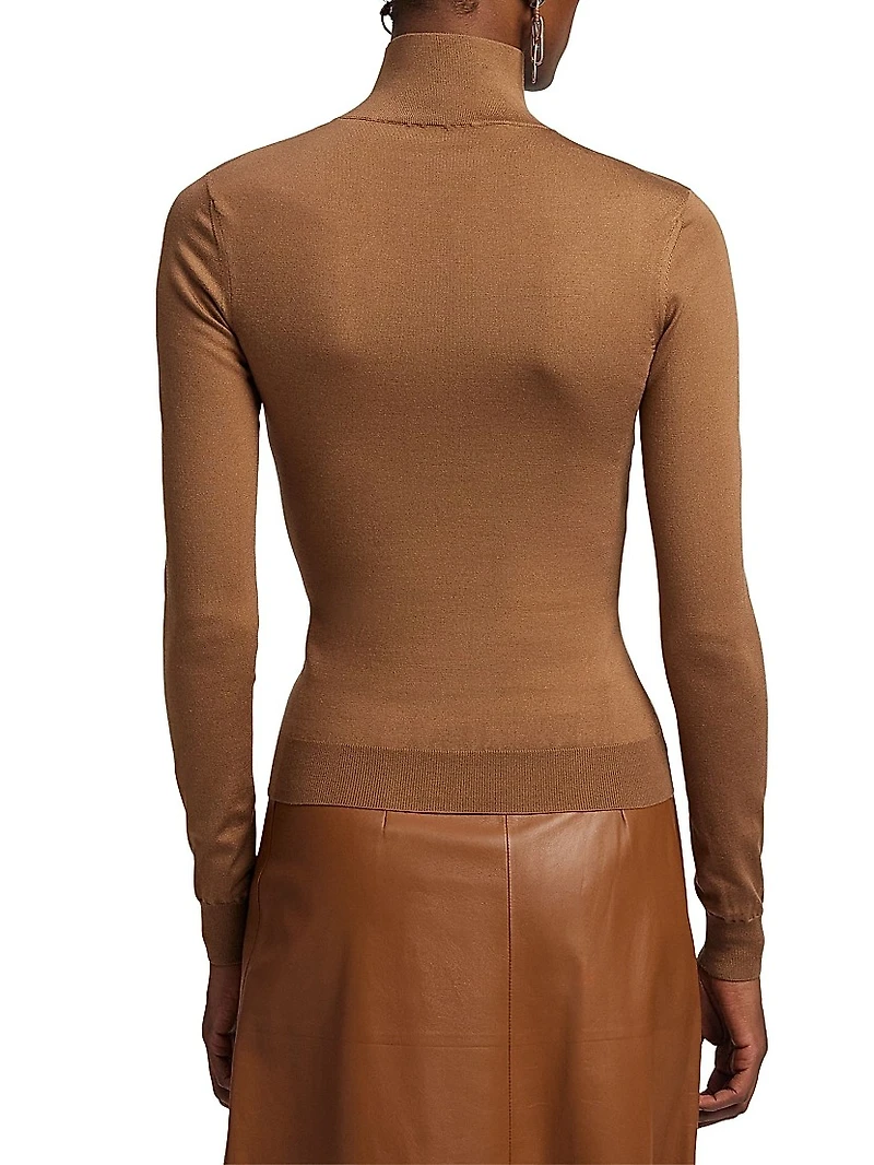 Silk Slim-Fit Sweater