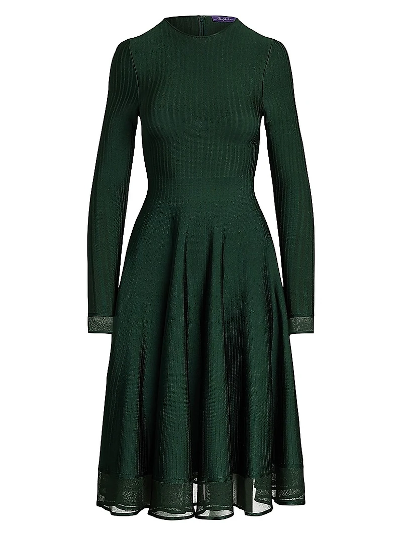 Crewneck Knee-Length Sweaterdress