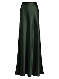 Masina Stretch Satin Maxi Skirt