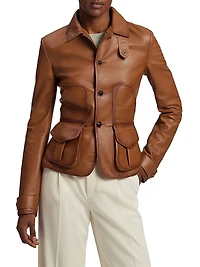 Naylor Burnished Leather Jacket