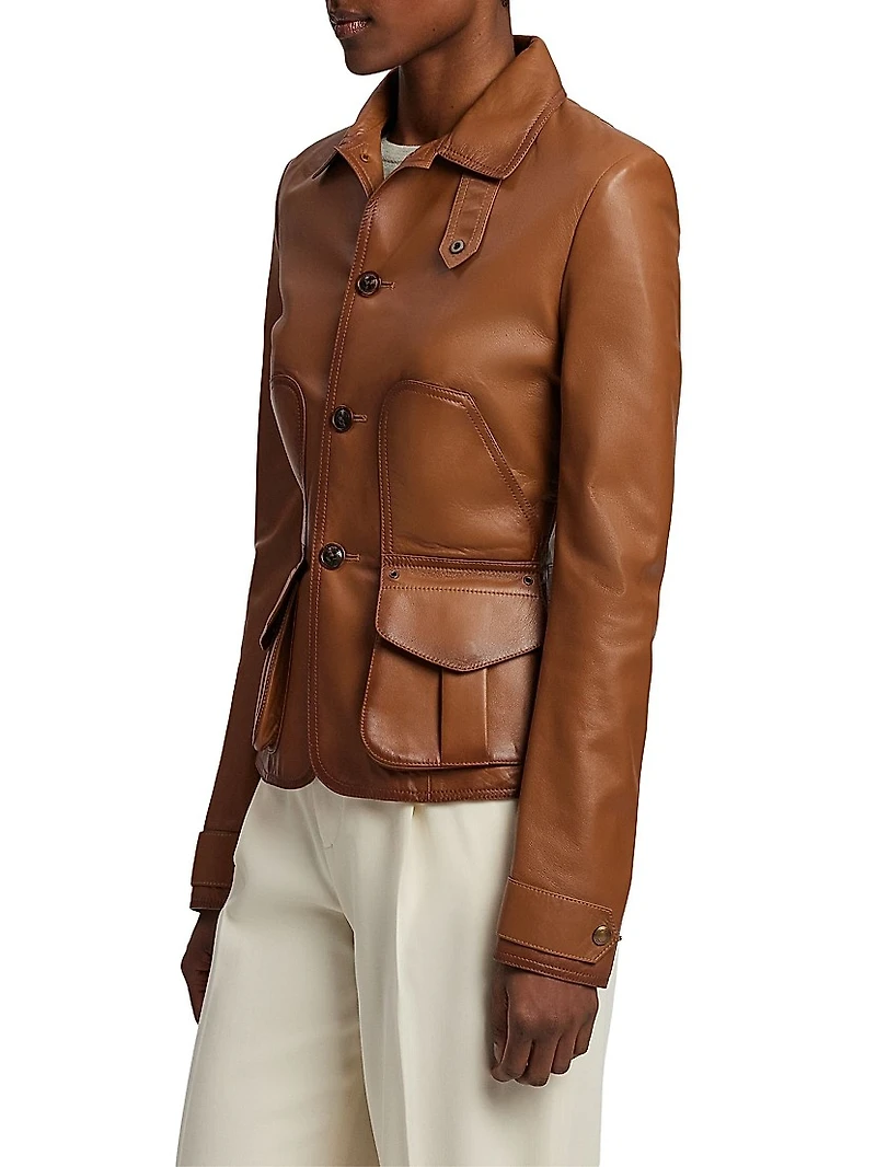 Naylor Burnished Leather Jacket