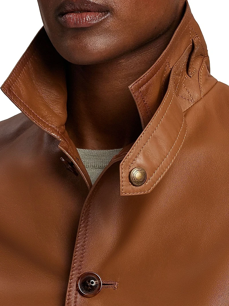 Naylor Burnished Leather Jacket