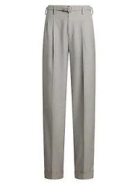 Stamford Wool High-Rise Pants