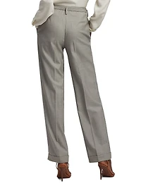 Stamford Wool High-Rise Pants