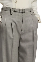 Stamford Wool High-Rise Pants