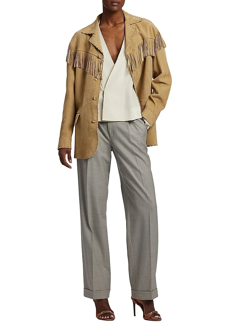 Liora Silk Marocaine Wrap Blouse