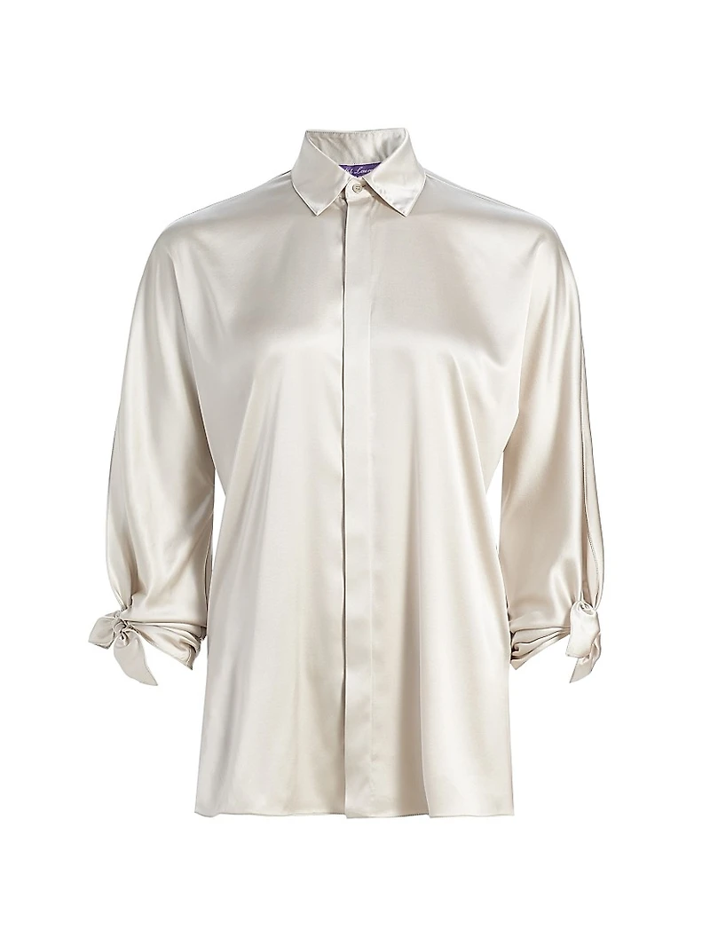 Karen Silk Charmeuse Blouse