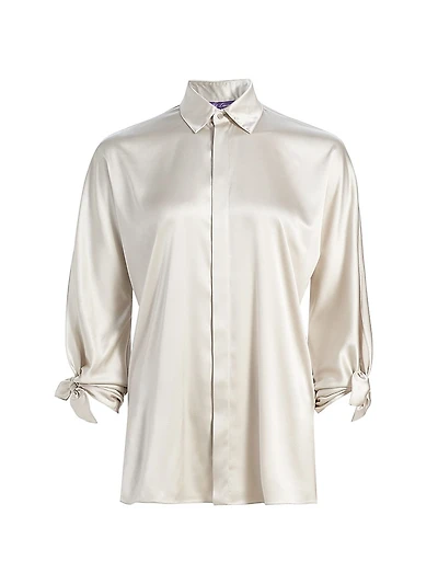 Karen Silk Charmeuse Blouse