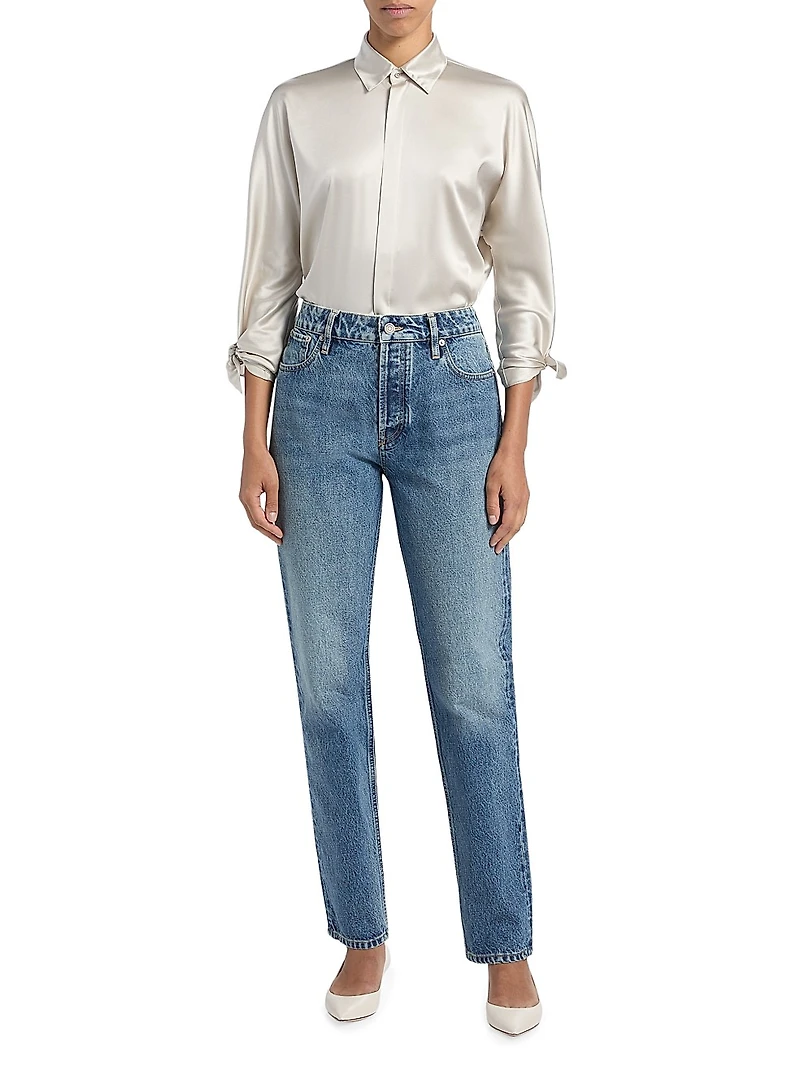 Karen Silk Charmeuse Blouse