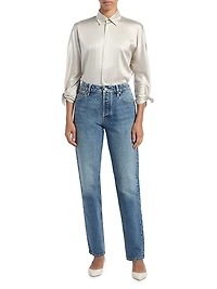 Karen Silk Charmeuse Blouse