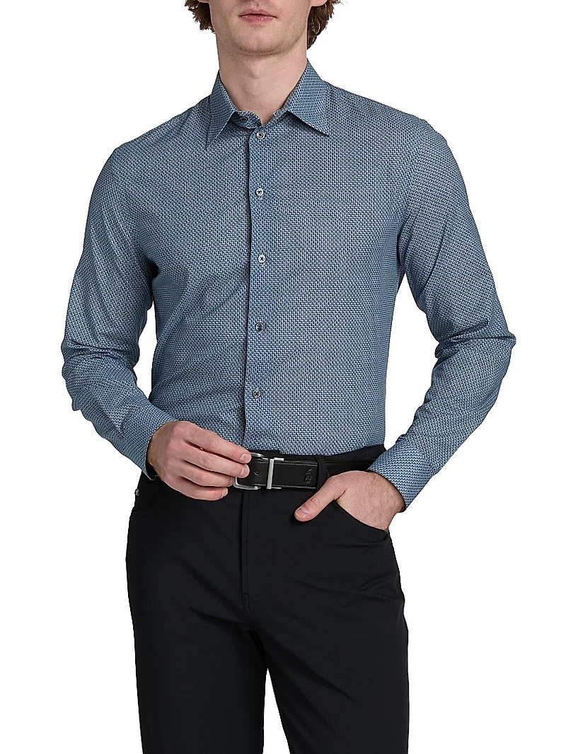 Woven Cotton Sport Shirt