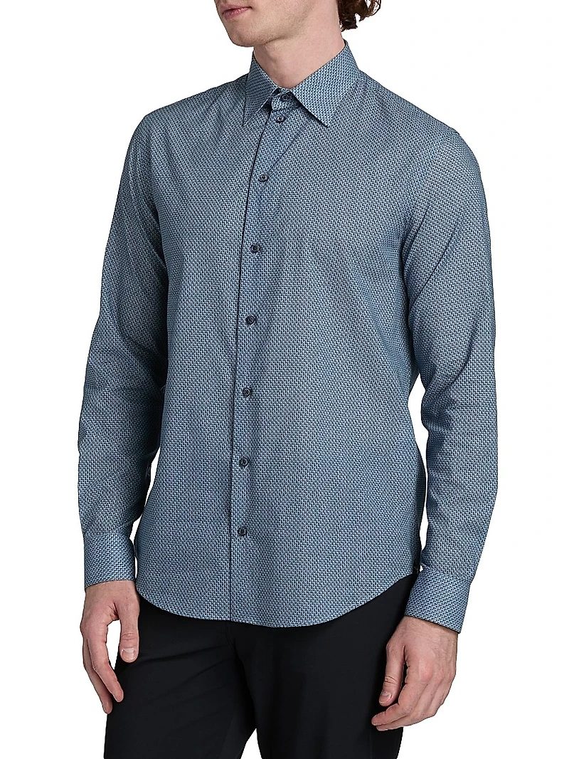 Woven Cotton Sport Shirt