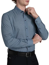 Woven Cotton Sport Shirt