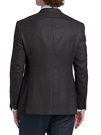 Micro Pattern Wool-Cashmere Sport Coat