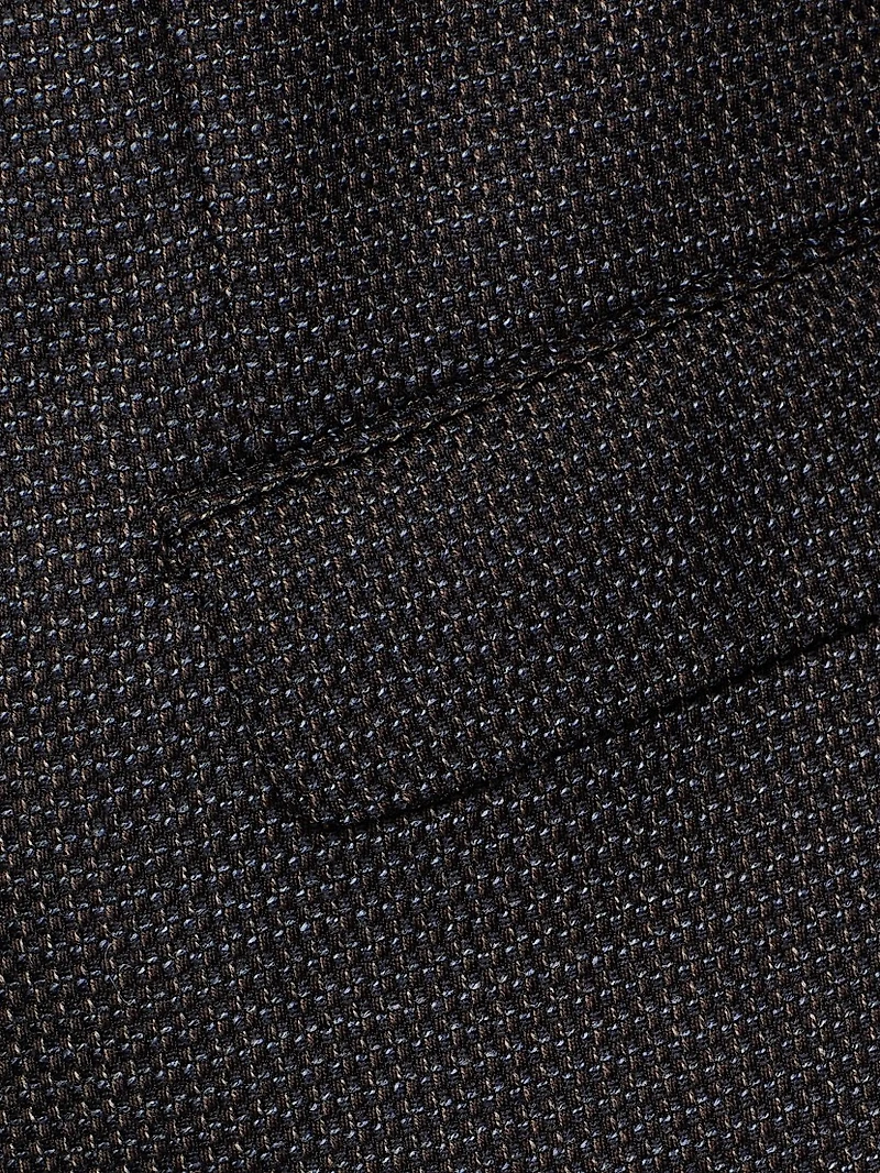 Micro Pattern Wool-Cashmere Sport Coat