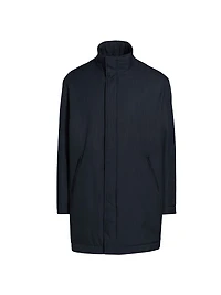 Caban Stand Collar Coat