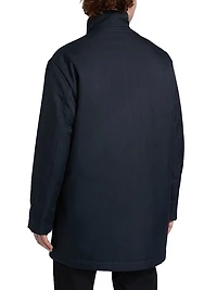 Caban Stand Collar Coat