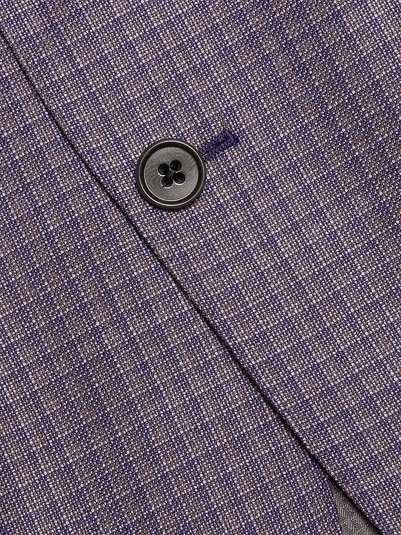 Box Plaid Wool Sport Coat