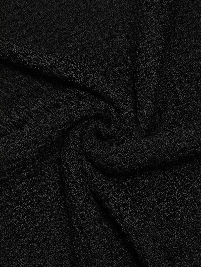 Chain Stitch Wool T-Shirt