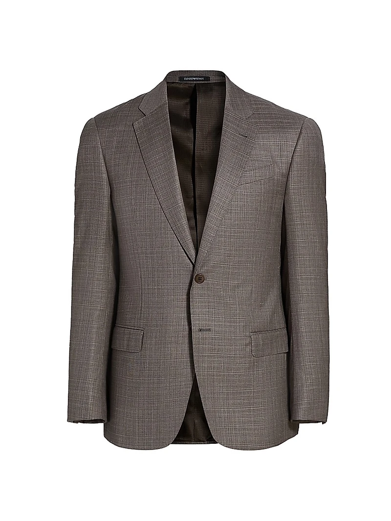Wool-Linen-Silk Blend Sport Coat