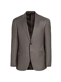 Wool-Linen-Silk Blend Sport Coat