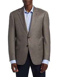 Wool-Linen-Silk Blend Sport Coat