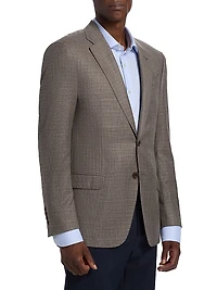 Wool-Linen-Silk Blend Sport Coat