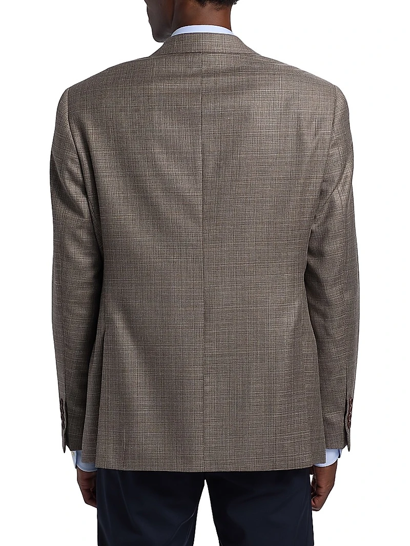 Wool-Linen-Silk Blend Sport Coat