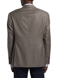Wool-Linen-Silk Blend Sport Coat